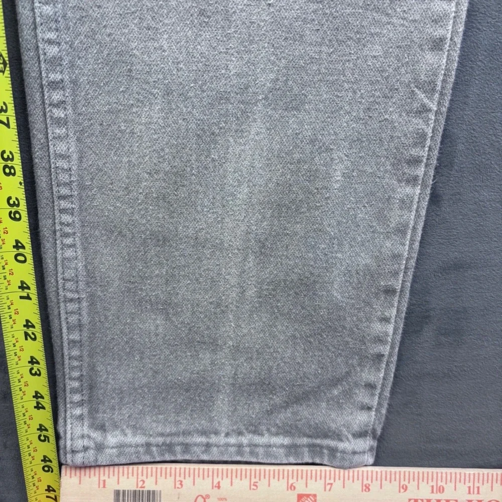 Wrangler 13MWZPG Cowboy Cut Jeans Mens 36x36 Gray Straight Leg Denim Made in USA